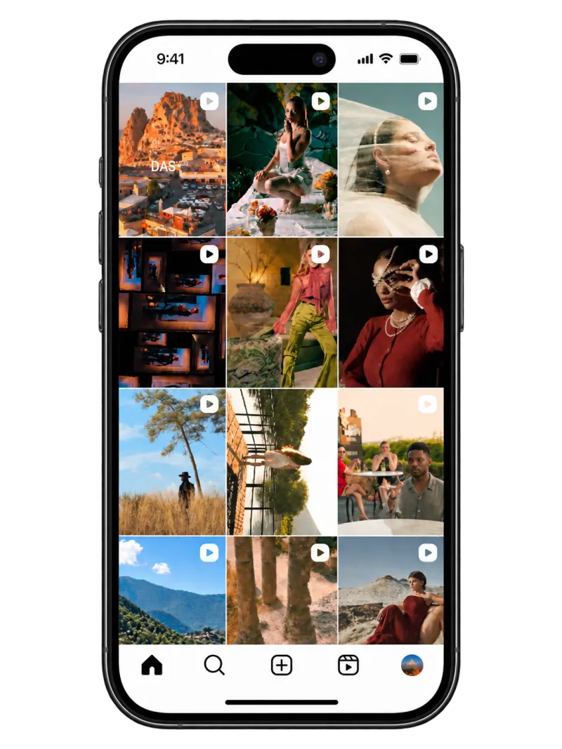 Vava Medya Instagram hesabı – telefon görünümü